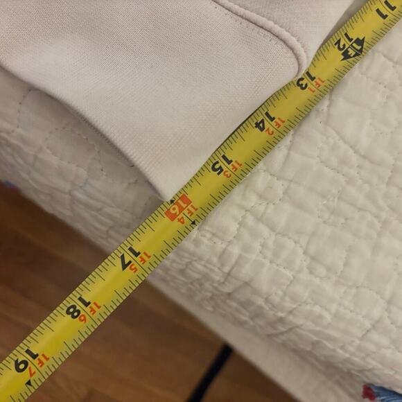 Nike Womens Crème Center Swoosh Hoodie Sweatshirt Large - Picture 6 of 8